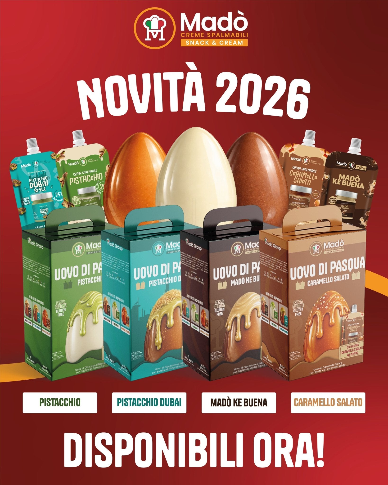 Uovo di Pasqua al Pistacchio Dubai - Madò Creme