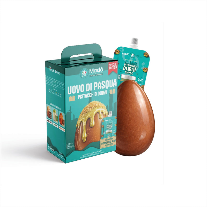 Uovo di Pasqua al Pistacchio Dubai - Madò Creme