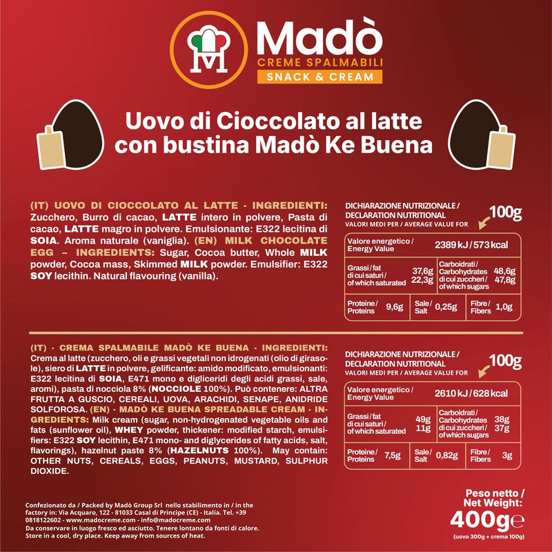 Uovo di Pasqua Madò Ke Buena - Madò Creme